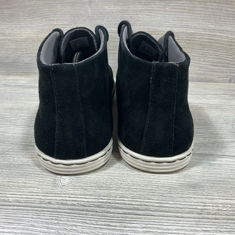 Sebago Barnet Chukka Black Nubuck Boots Black Lace-Up Men's Size 12 M B850072